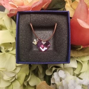 NWT Swarovski Heart Necklace
